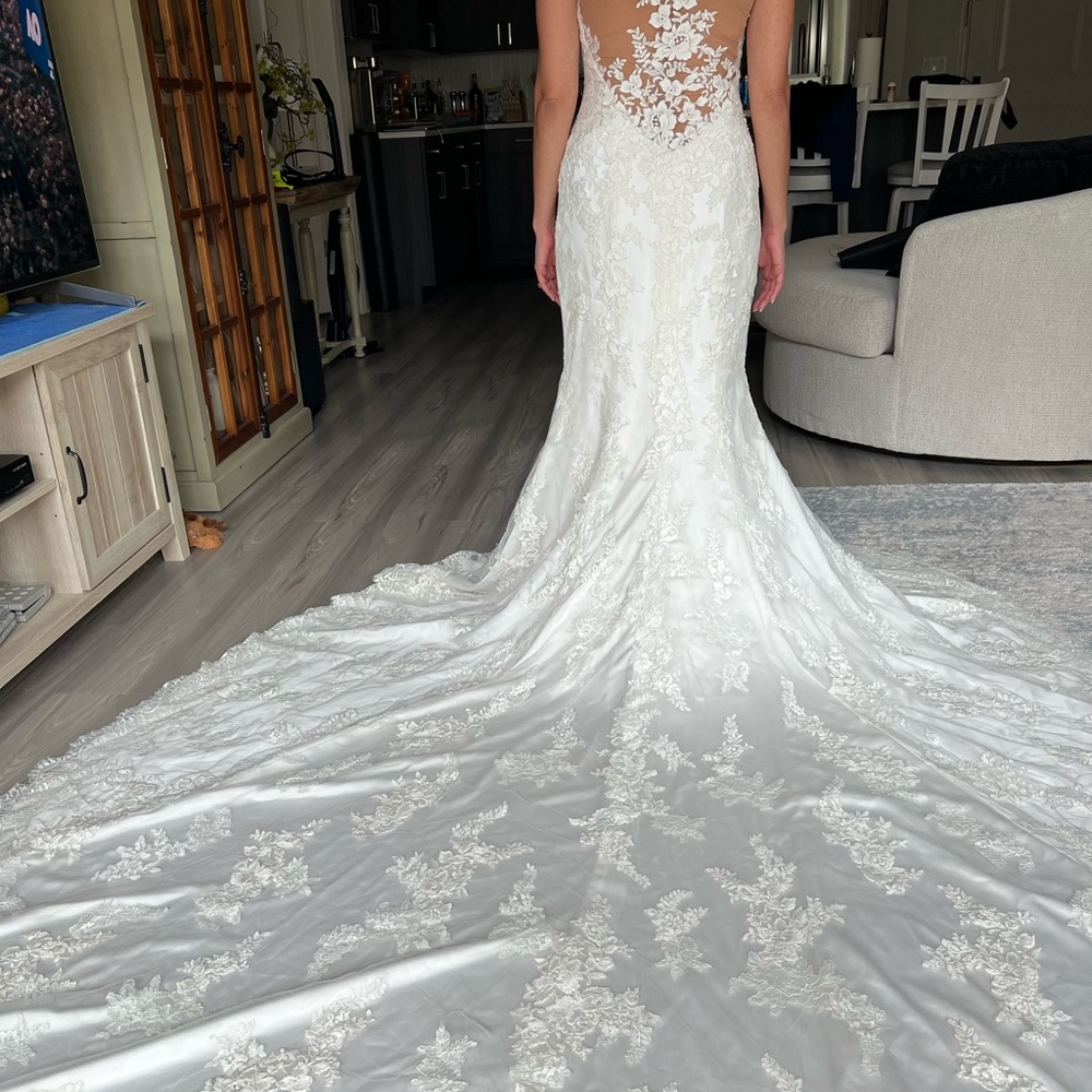 Lightly used Pronovias Ileas Wedding Dress